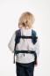 Preview: LennyLamb Puppentragehilfe mit Schnallen Peacock's Tail - dunkelblau